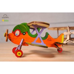 Coloring model Biplane kit...