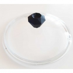 Glass lid with bakelite...